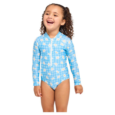 Girl's Daisy Check Paddle Suit