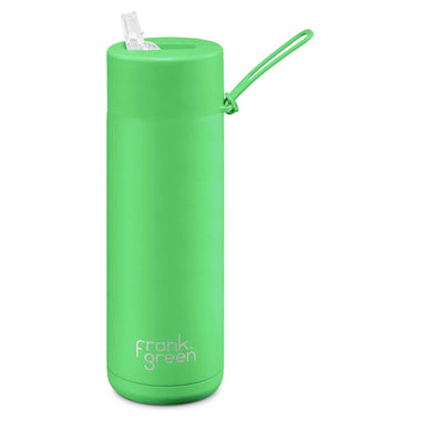 595ml Ceramic Reusable Straw Lid Water Bottle