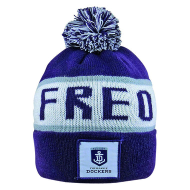 Adult's AFL Fremantle Dockers Football Club Bar Beanie