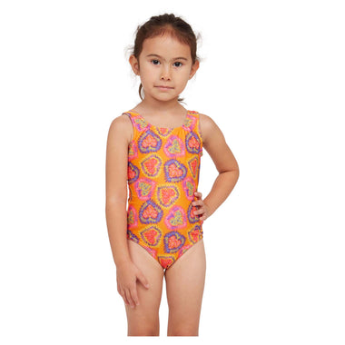 Girl's Heartthrob Tots Scoopback One Piece Swimsuit