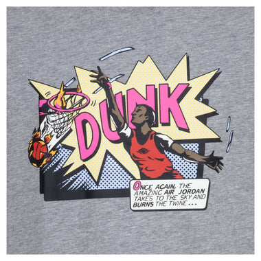 Junior's Air Jordan Comics Dunk Short Sleeve Tee