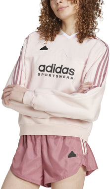 Women's Tiro Cut 3-Stripes Fleece Sweatshirt