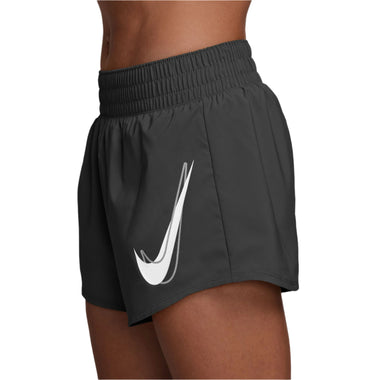 Women's One Swoosh Dri-FIT Mid-Rise Brief-Lined Running Shorts