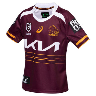 Junior's NRL Brisbane Broncos 2025 Replica Home Jersey