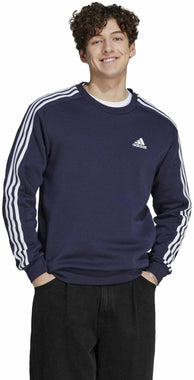 Men's Essentials Fleece 3-Stripes Sweatshirt