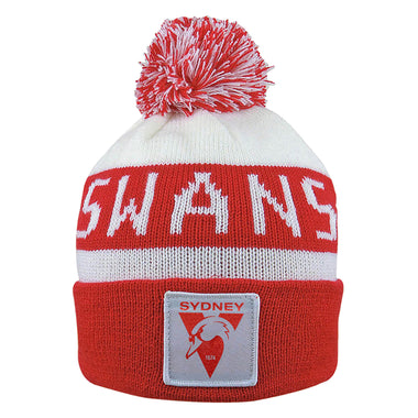 Adult's AFL Sydney Swans Football Club Bar Beanie