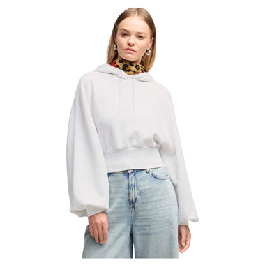Women's Essentials Crop Sleeve Terry Hoodie