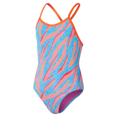 Girl's Allover Digital Vback One Piece