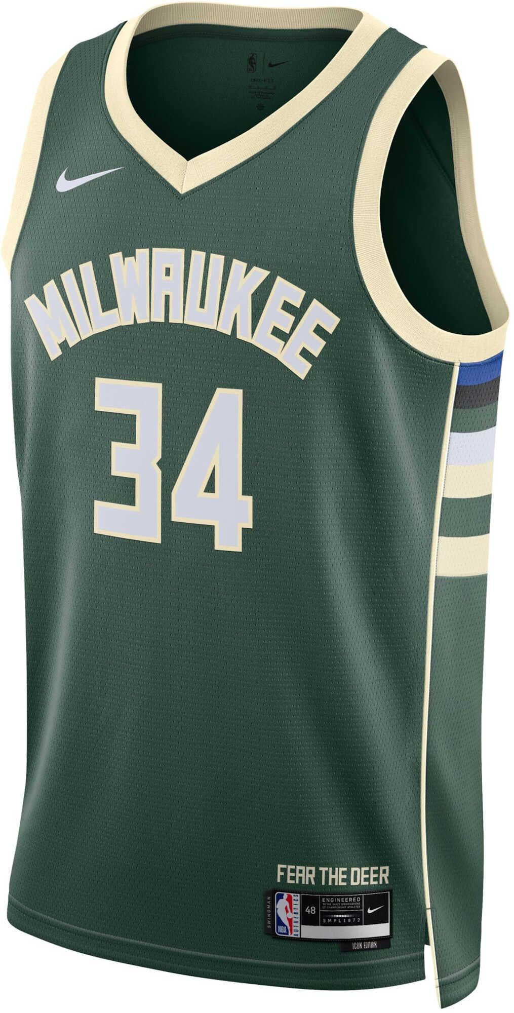 Nike Men's NBA Milwaukee Bucks Giannis Antetokounmpo 2025/26 Icon