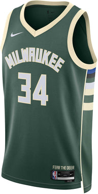 Men's Milwaukee Bucks Giannis Antetokounmpo 2022/23 Icon Edition NBA Swingman Jersey