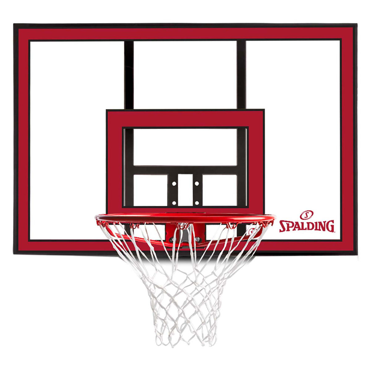 Spalding 44 Inch Board/Mounting Bracket/Rim Combo Basketball Backboard