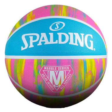 Marble Pink & Multi Outdoor Basketball