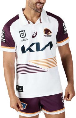 Men's NRL Brisbane Broncos 2024 Replica Away Jersey