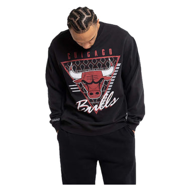 Men's Chicago Bulls Tri Logo Crewneck