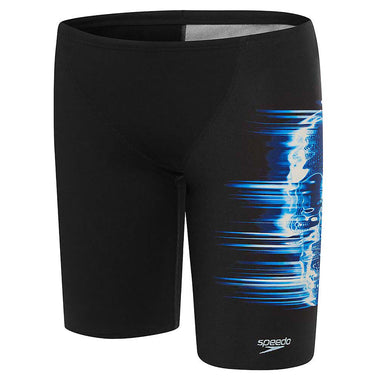 Boy's Digital Print V-Cut Jammer Shorts