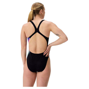 Women's Placement Printed Powerback One Piece