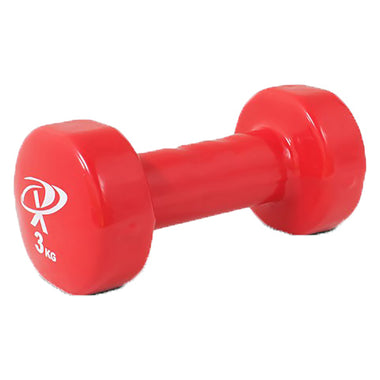 3Kg Coloured Vinyl Dipped Dumbbell