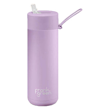 595ml Ceramic Reusable Straw Lid Water Bottle