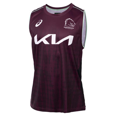 Men's NRL Brisbane Broncos 2025 Training Singlet