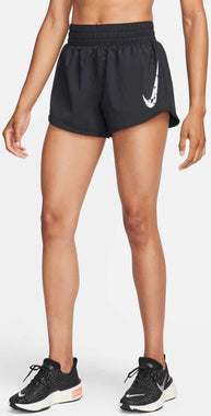 Women's One Swoosh Running Mid-Rise Brief-Lined Shorts