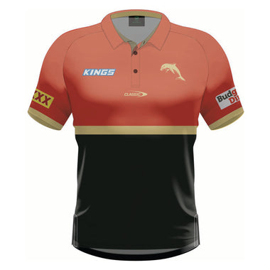 Men's NRL Dolphins 2024 Media Polo