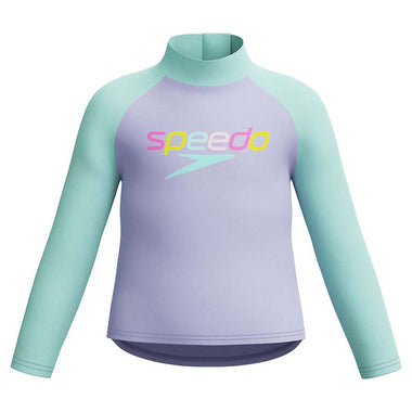 Toddler Girl's Print Long Sleeve Rash Top