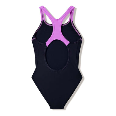 Girl's Medley Logo Medalist One Piece Swimsuit