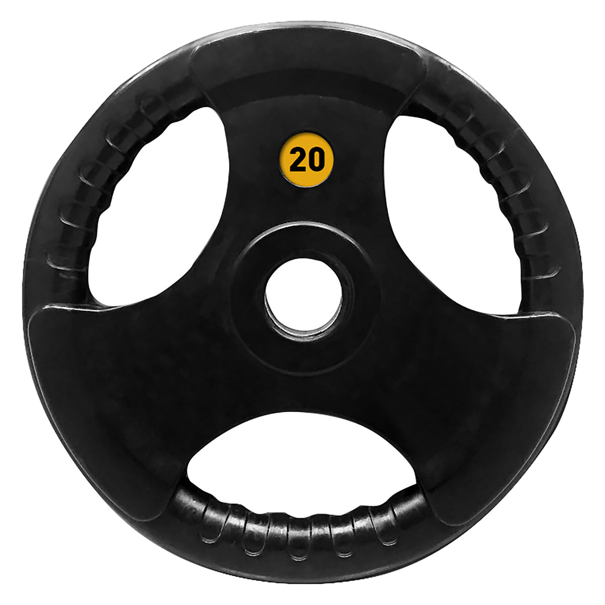 Bodyworx 20kg Olympic Rubber Ezy Grip Weight Plate