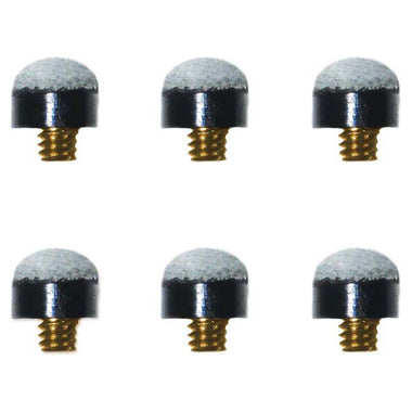 Blue Leather Tip Screw In