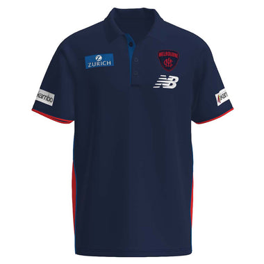 Men's AFL Melbourne Demons Football Club 2026 Player Media Polo