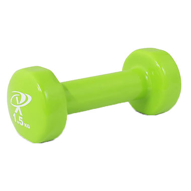 1.5Kg Coloured Vinyl Dipped Dumbbell