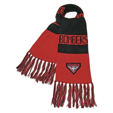 Adult's AFL Essendon Bombers Bar Scarf