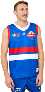 Men's AFL Western Bulldogs Football Club 2024 Replica Home Jersey