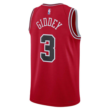 Men's NBA Chicago Bulls Josh Giddey 2025/26 Icon Edition Swingman Jersey