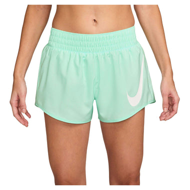 Women's One Swoosh Dri-Fit Mid Rise 3 Inch Brief Lined Running Shorts