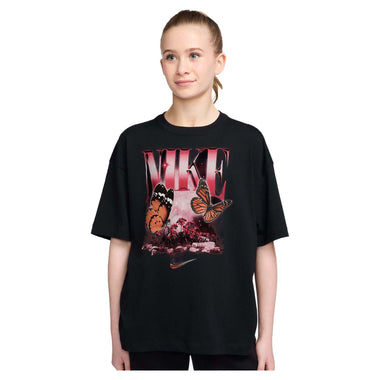 Girl's Sportswear Butterfly Oversized Tee