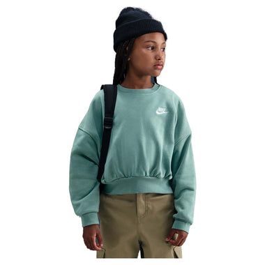 Girl's Sportswear Club Fleece Boxy Crewneck Sweatshirt