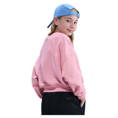 Girl's Sportswear Club Fleece Boxy Crewneck Sweatshirt
