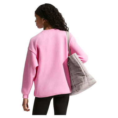 Girl's Sportswear Studio Fleece Oversized Crewneck Sweatshirt