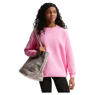 Girl's Sportswear Studio Fleece Oversized Crewneck Sweatshirt