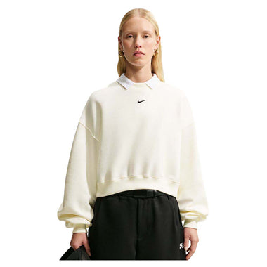 Women's Studio Fleece Oversized Cropped Sweatshirt