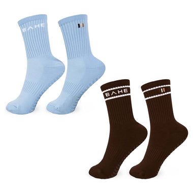 Studio Grippy Crew Socks (2 Pack)