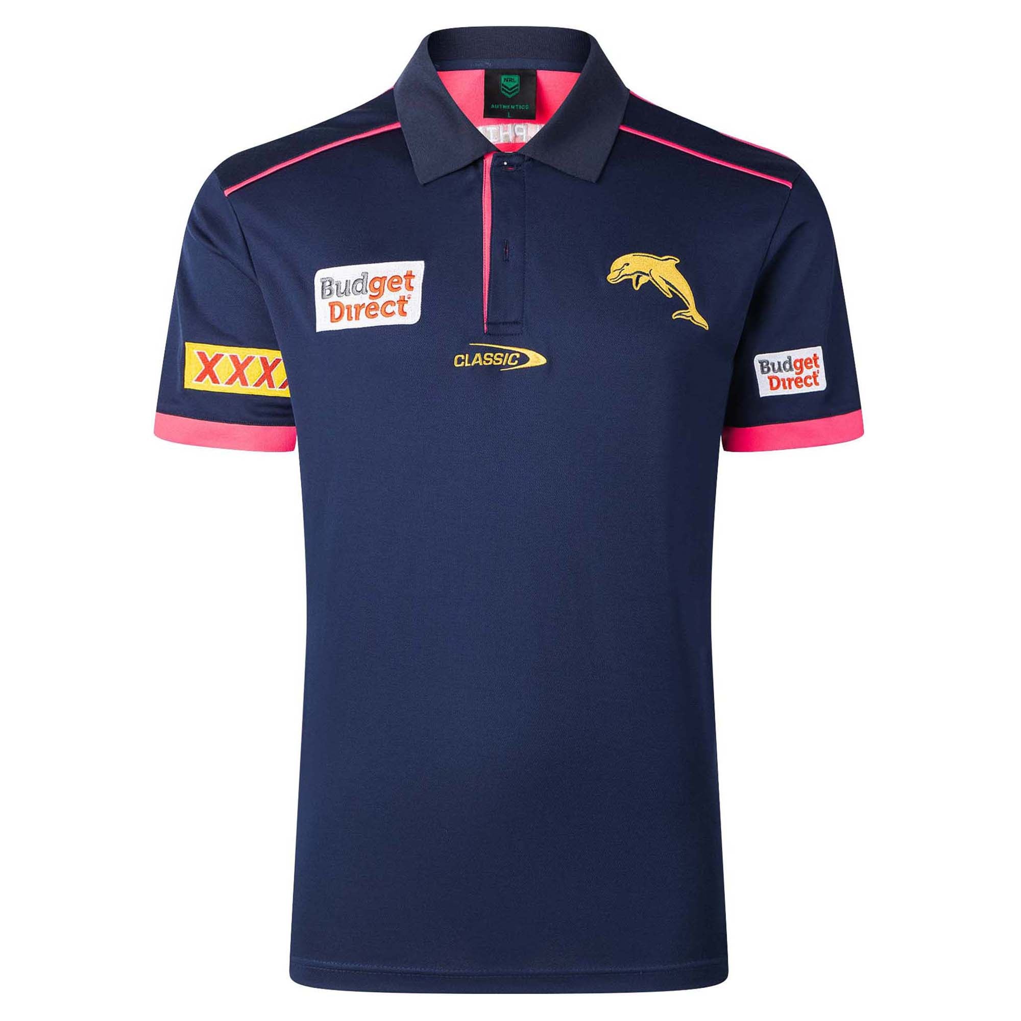 Classic Men's NRL Redcliffe Dolphins 2026 Media Polo | INTERSPORT