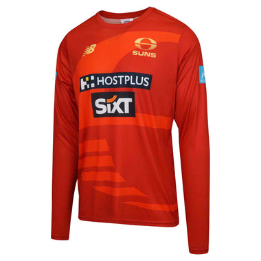 Men's AFL Gold Coast Suns Football Club 2026 Long Sleeve Training Tee