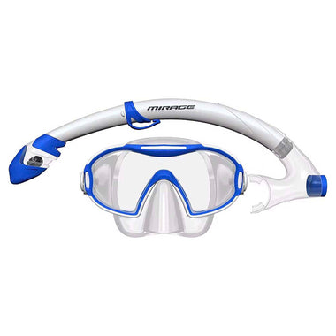 Junior's Horizon Dry Silicone Mask, Snorkel & Fin Set (Size L/XL)
