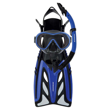 Phantom Silicone Mask, Snorkel & Fin Set
