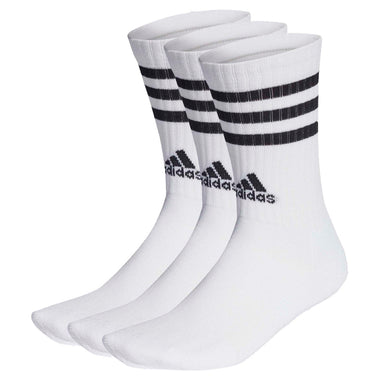 Adult's 3 Stripes Cushioned Sportswear Crew Socks (3 Pack)