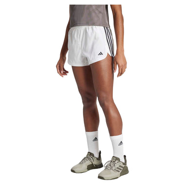 Women's Pacer Training 3-Stripes Woven High Rise Shorts