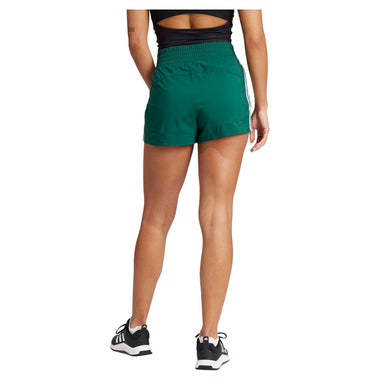 Women's Pacer Training 3-Stripes Woven High Rise Shorts