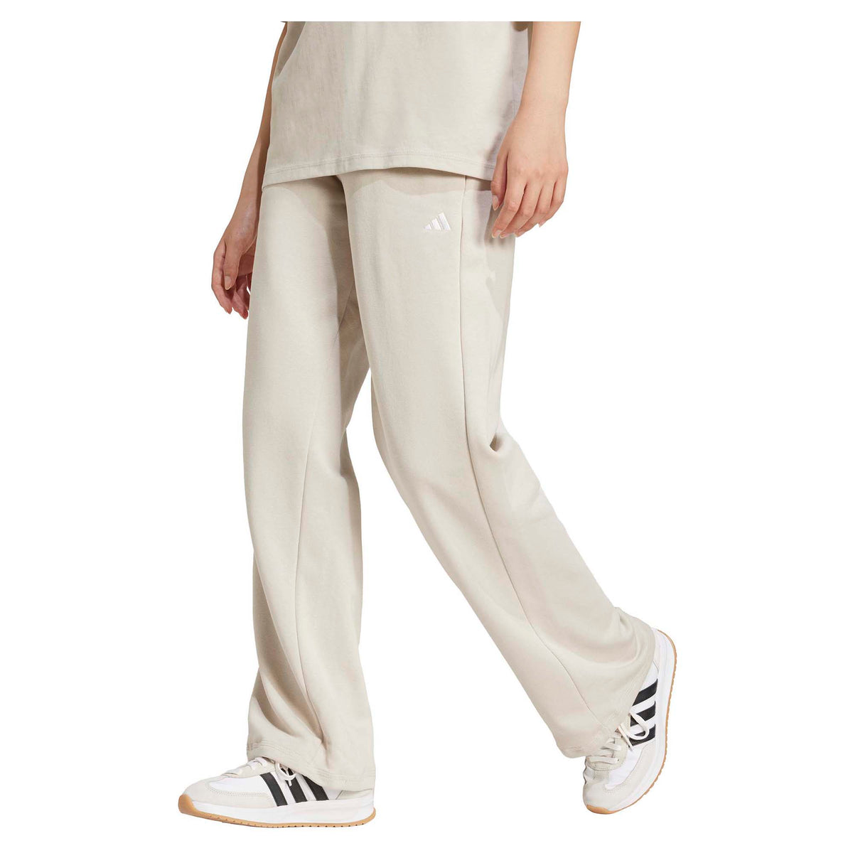 Women's Essentials Small Logo Feel Cozy Open Hem Pants